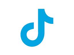 Blue TikTok Logo PNG vector in SVG, PDF, AI, CDR format